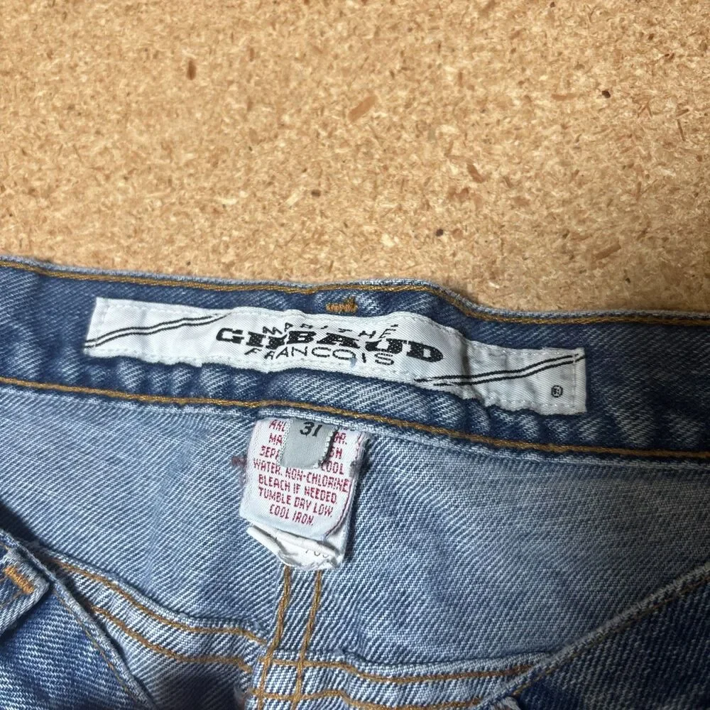 Vtg Marithe Francois Girbaud Jean Shorts Sz 31 Y2K Jorts Skater Grunge Stonewash